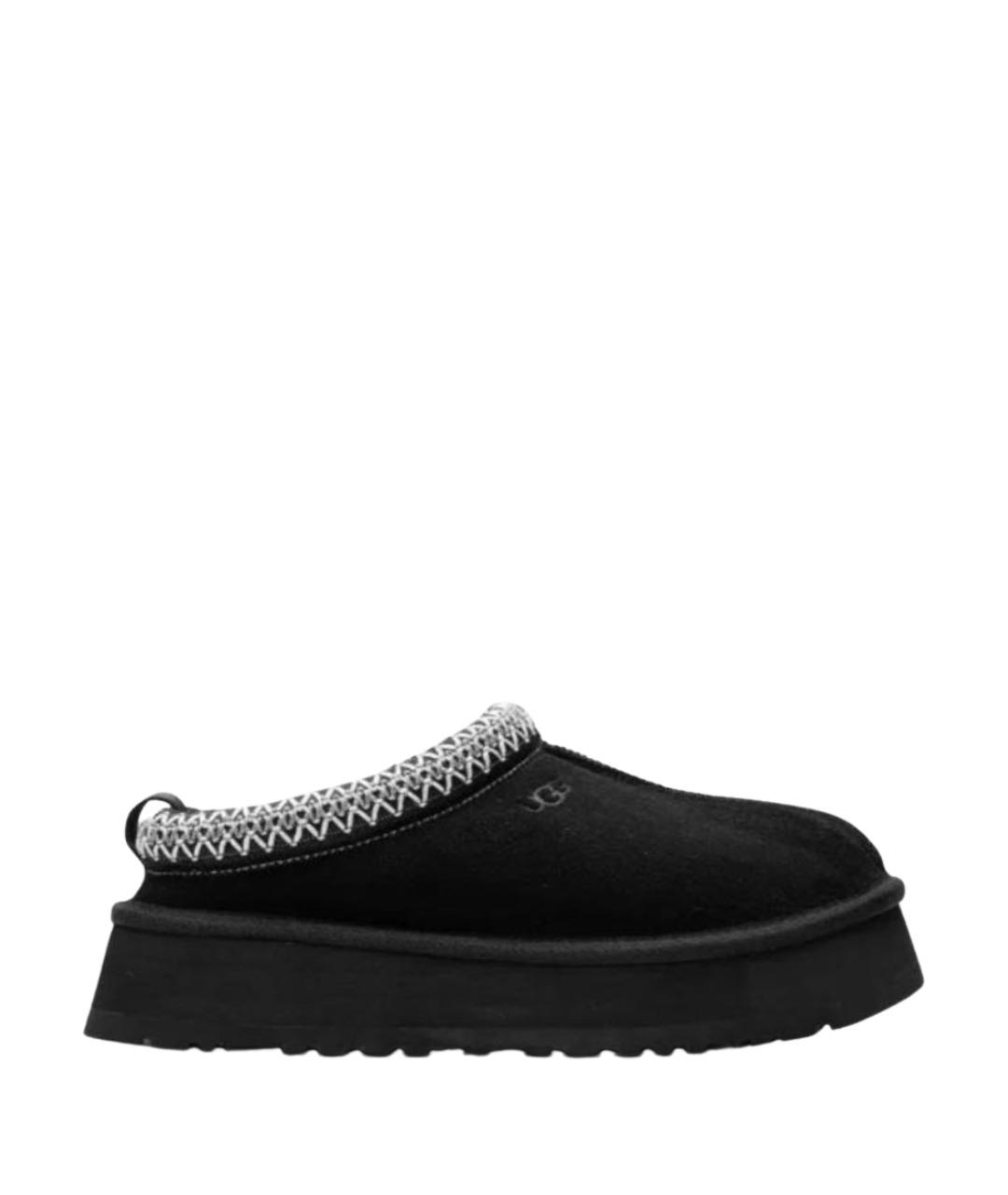 UGG AUSTRALIA Черные замшевые сабо, фото 1