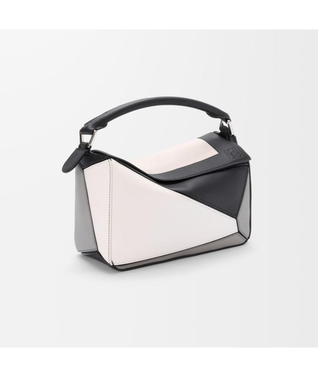 LOEWE Серая кожаная сумка через плечо, фото 4