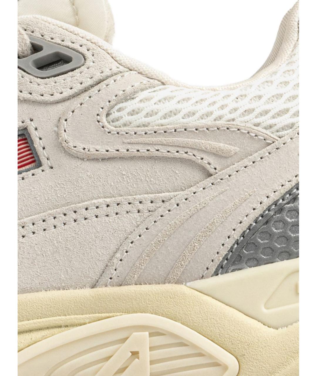 AUTRY Серые текстильные низкие кроссовки / кеды, фото 2