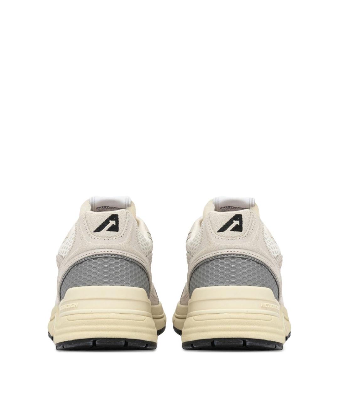 AUTRY Серые текстильные низкие кроссовки / кеды, фото 4