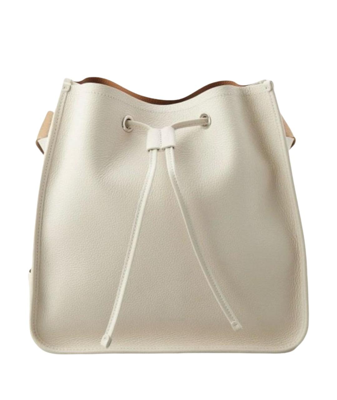 COCCINELLE Белая кожаная сумка через плечо, фото 1