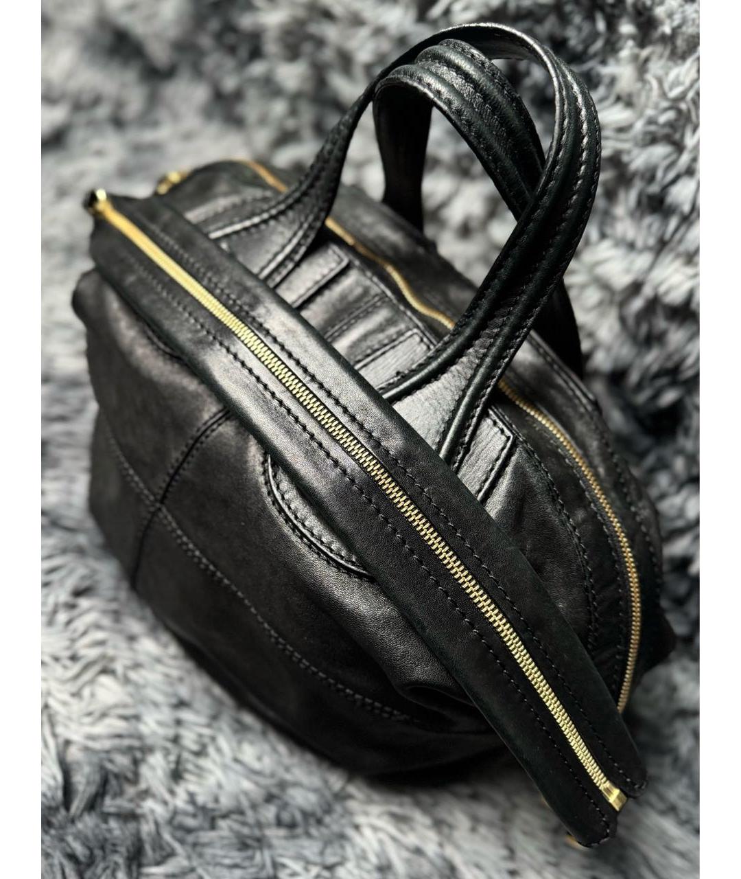 GIVENCHY Черная кожаная сумка с короткими ручками, фото 2