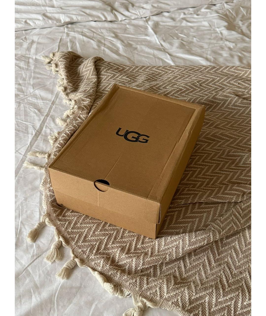 UGG AUSTRALIA Коричневые замшевые ботинки, фото 8