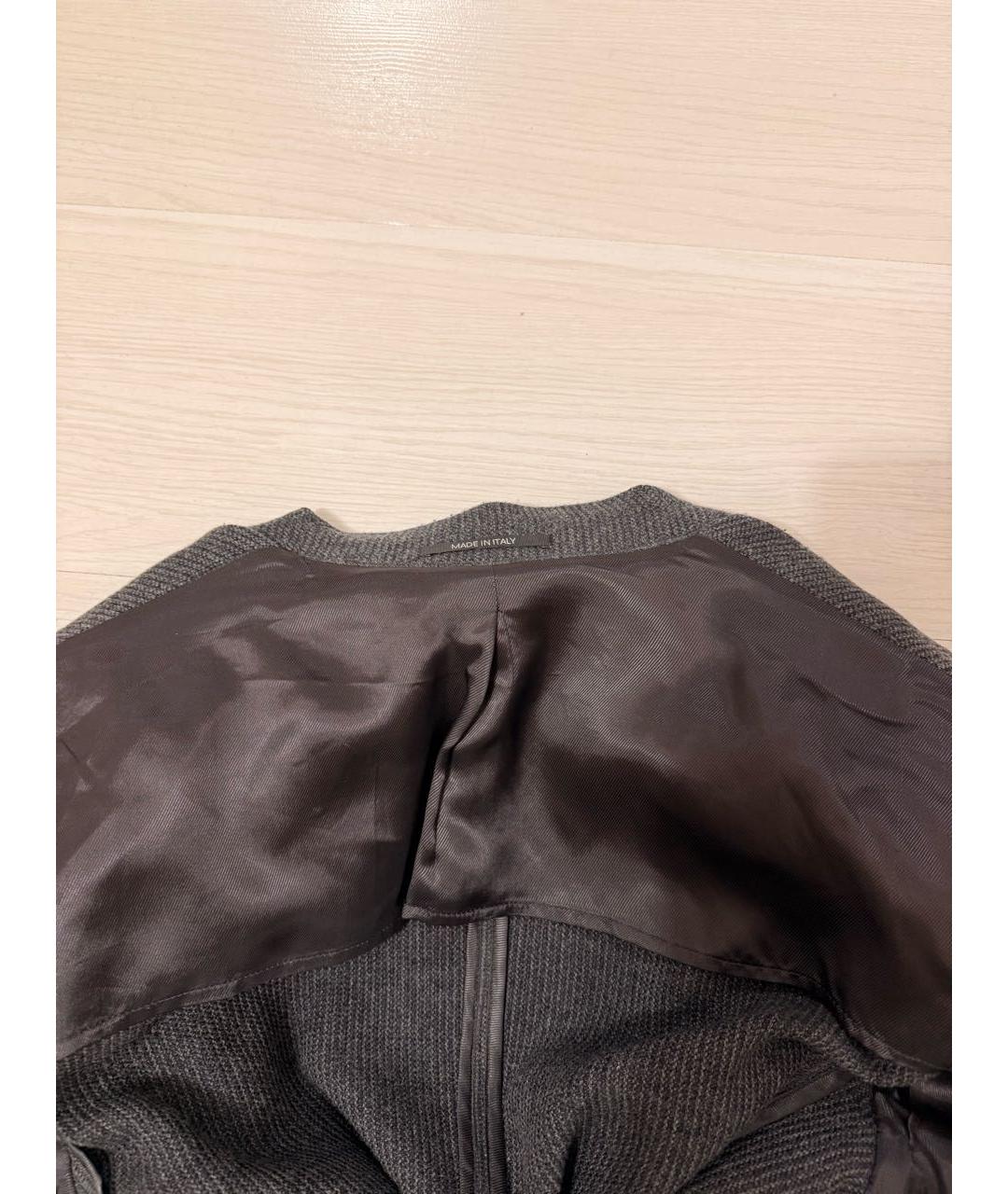 VIKTOR & ROLF Антрацитовый шерстяной пиджак, фото 3