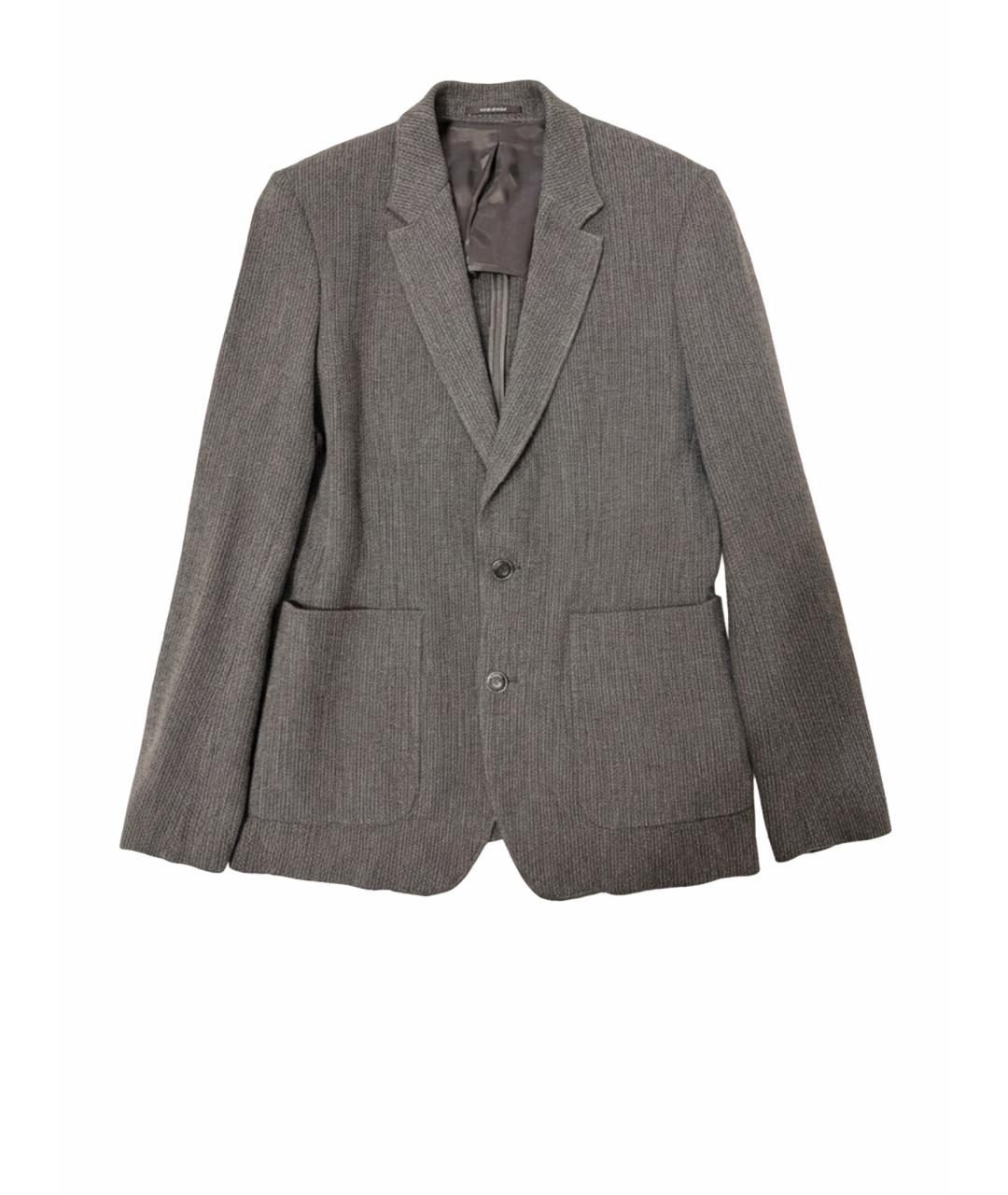 VIKTOR & ROLF Антрацитовый шерстяной пиджак, фото 1