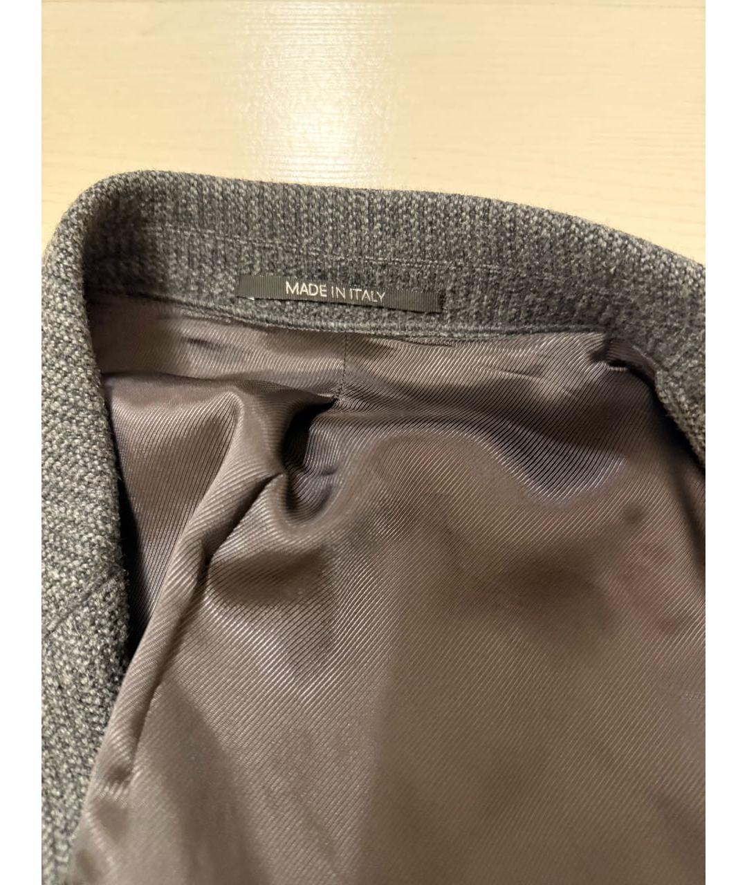 VIKTOR & ROLF Антрацитовый шерстяной пиджак, фото 6