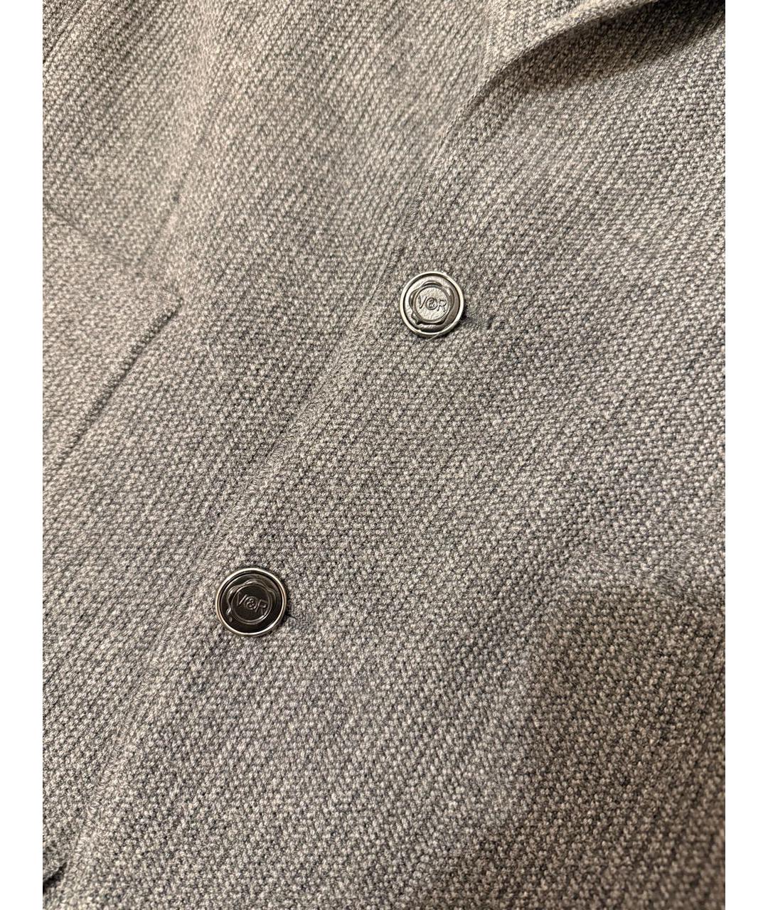 VIKTOR & ROLF Антрацитовый шерстяной пиджак, фото 4