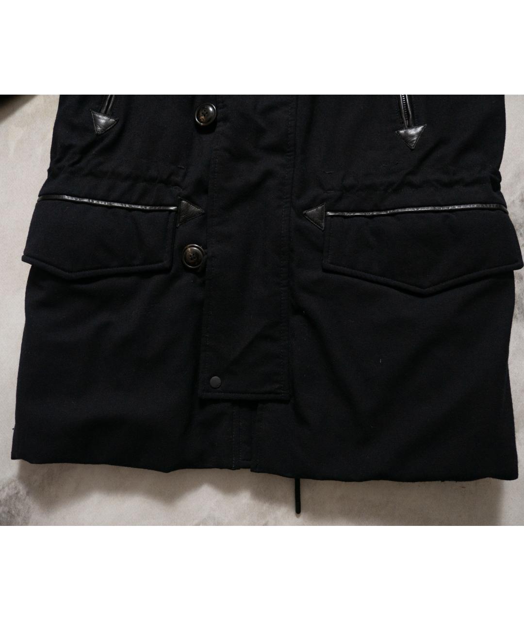 RALPH LAUREN Черный шерстяной пуховик, фото 7