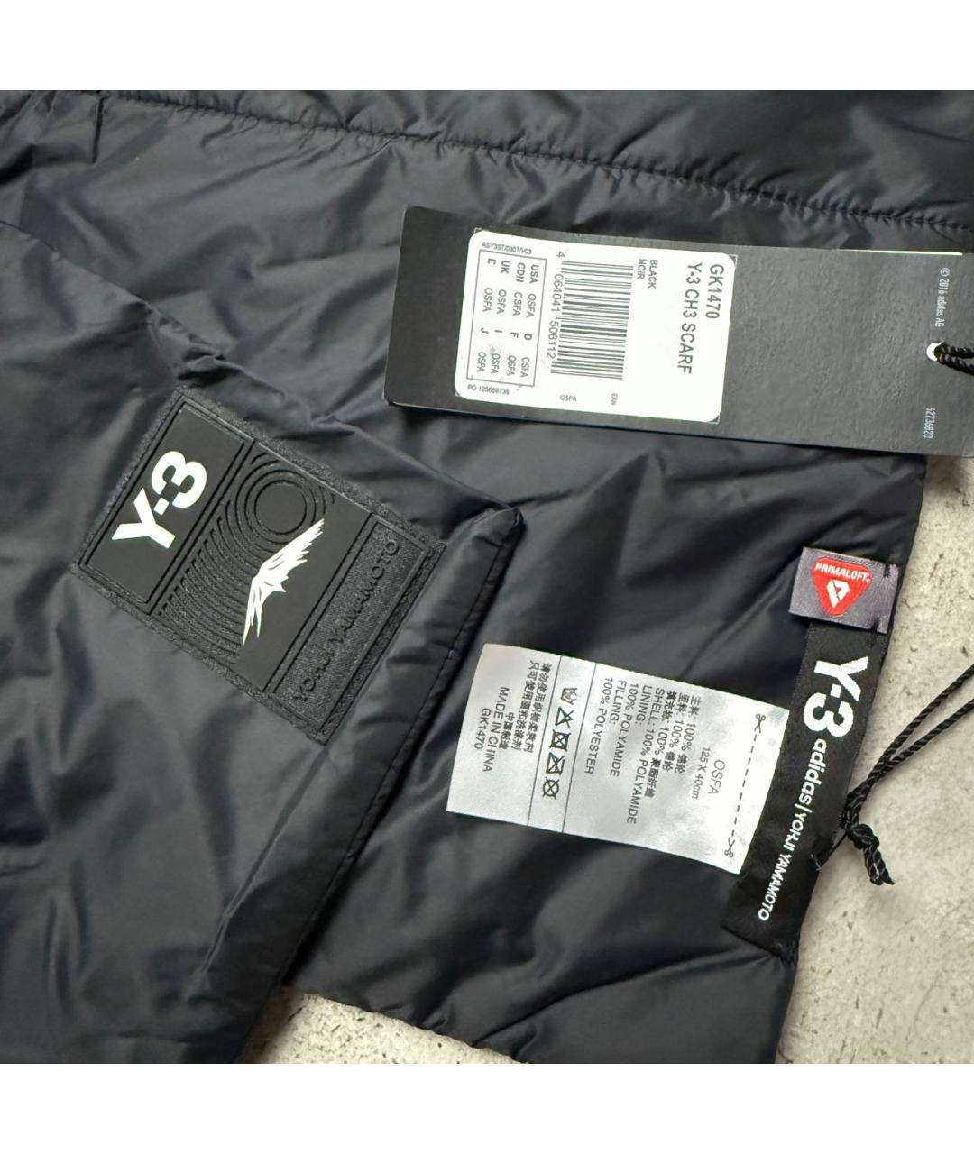 Y-3 Черный шарф, фото 4