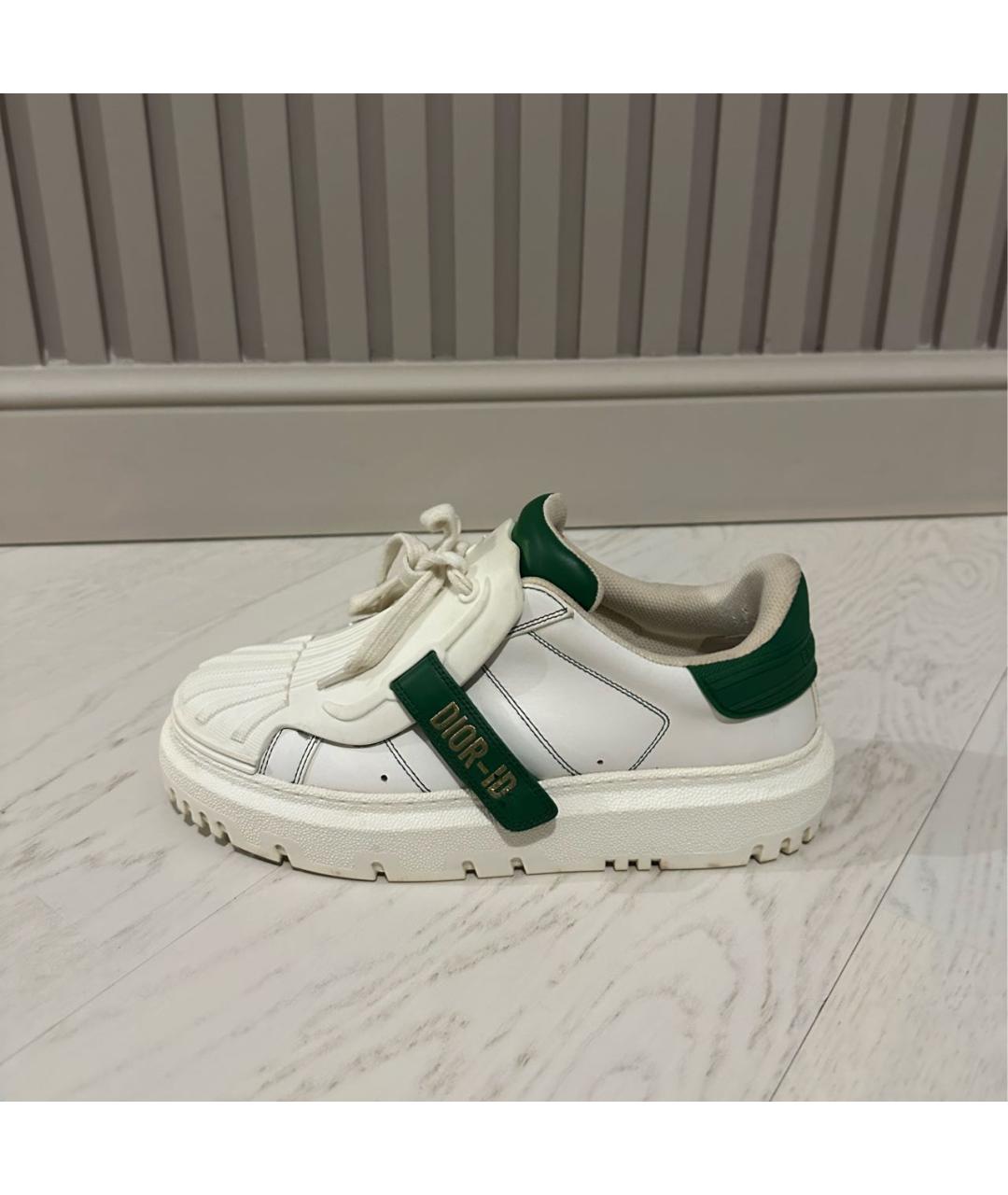CHRISTIAN DIOR Белые кожаные кеды, фото 9