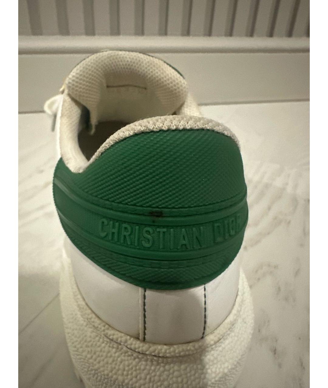 CHRISTIAN DIOR Белые кожаные кеды, фото 5