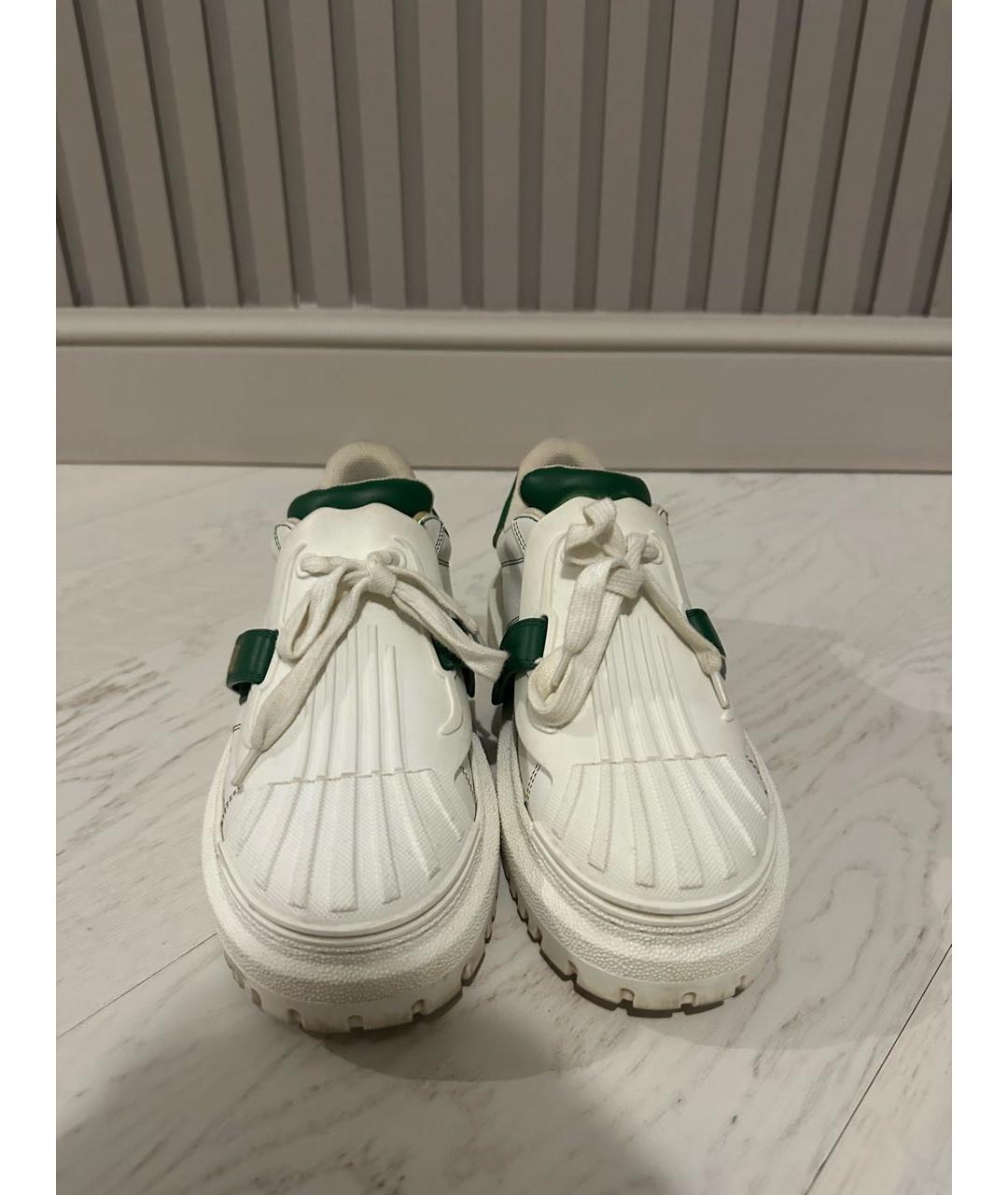 CHRISTIAN DIOR Белые кожаные кеды, фото 2