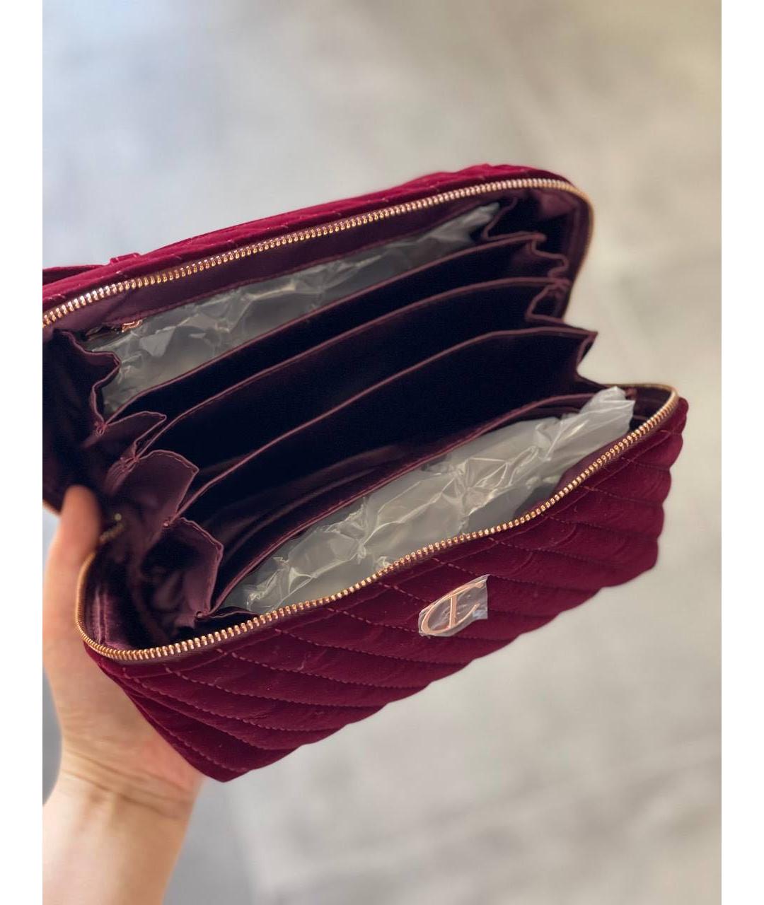 CHARLOTTE TILBURY Бордовая косметичка, фото 3