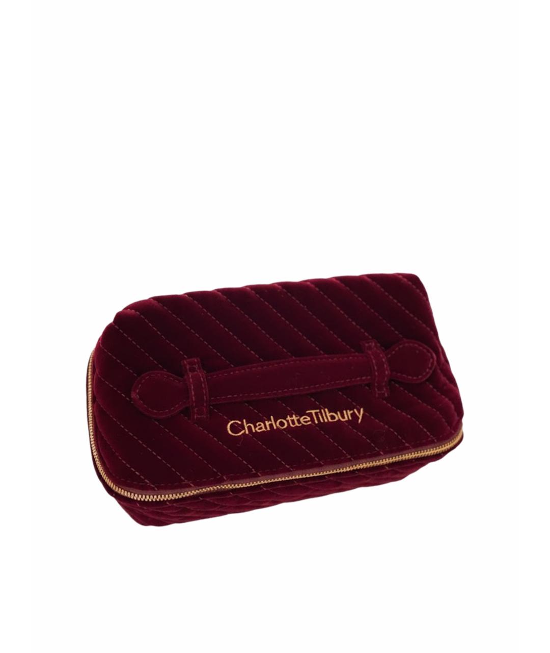 CHARLOTTE TILBURY Бордовая косметичка, фото 1