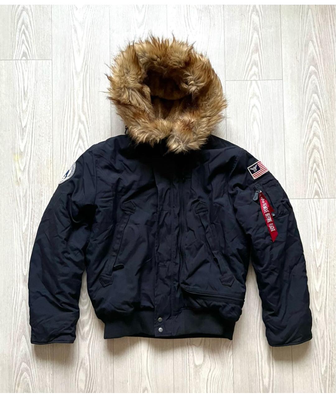 ALPHA INDUSTRIES Черная куртка, фото 2