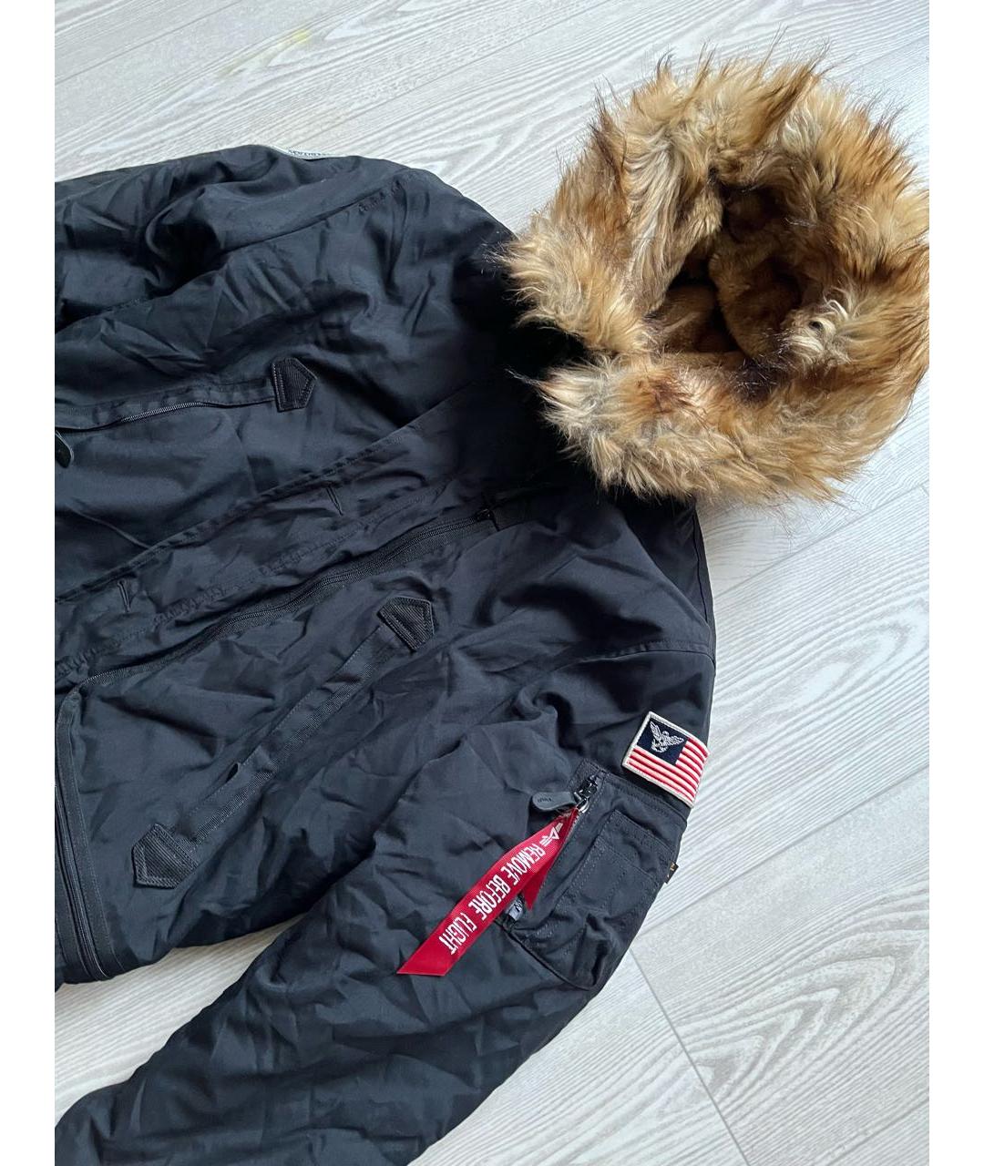 ALPHA INDUSTRIES Черная куртка, фото 3