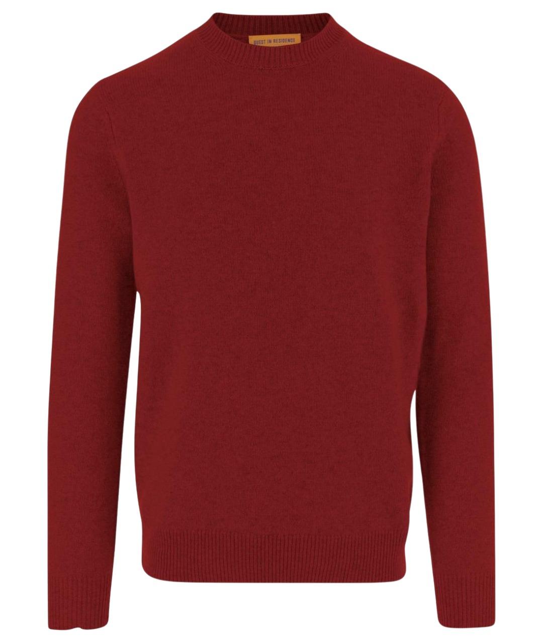 GUEST IN RESIDENCE Красный кашемировый джемпер / свитер, фото 1