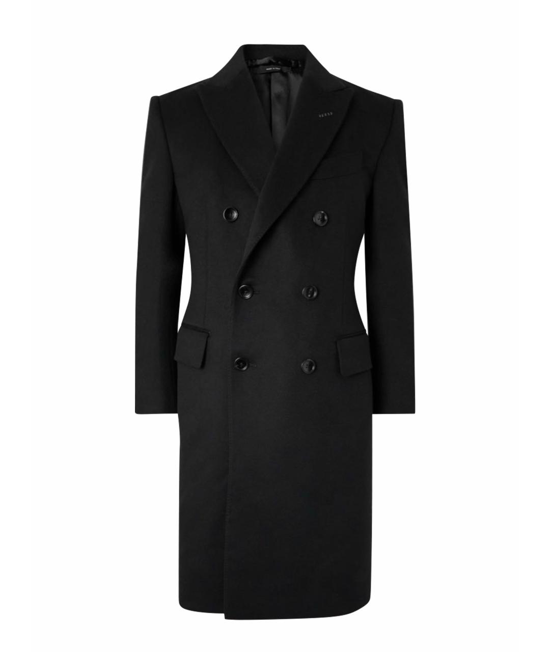 TOM FORD Черное кашемировое пальто, фото 1