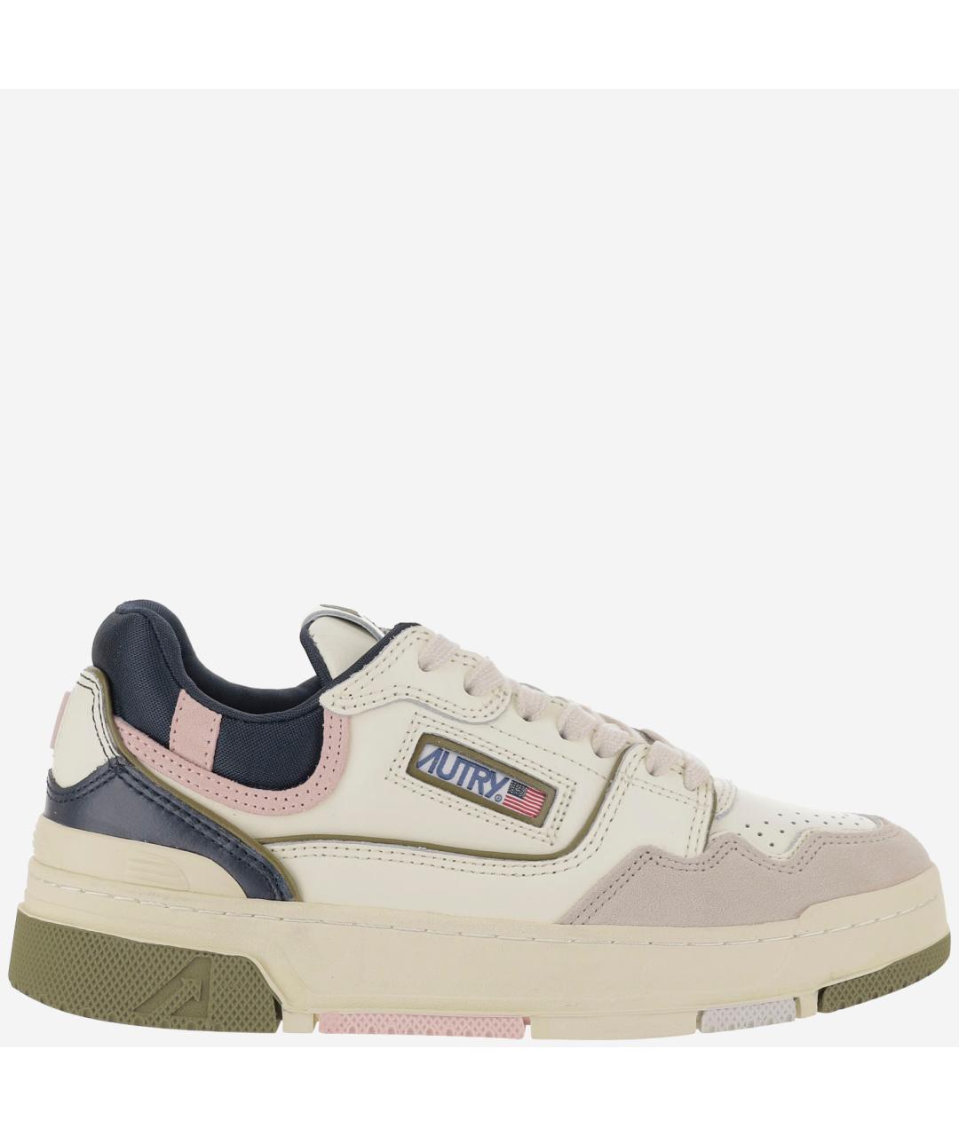 AUTRY Белые кожаные кроссовки, фото 6
