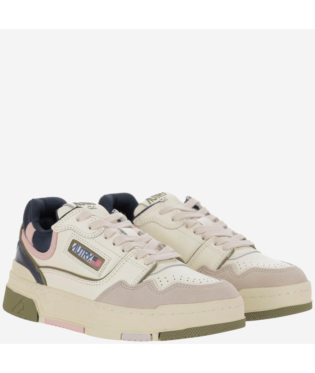 AUTRY Белые кожаные кроссовки, фото 3