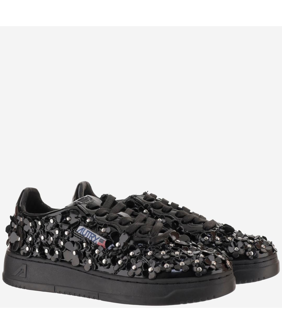 AUTRY Черные кожаные кеды, фото 3