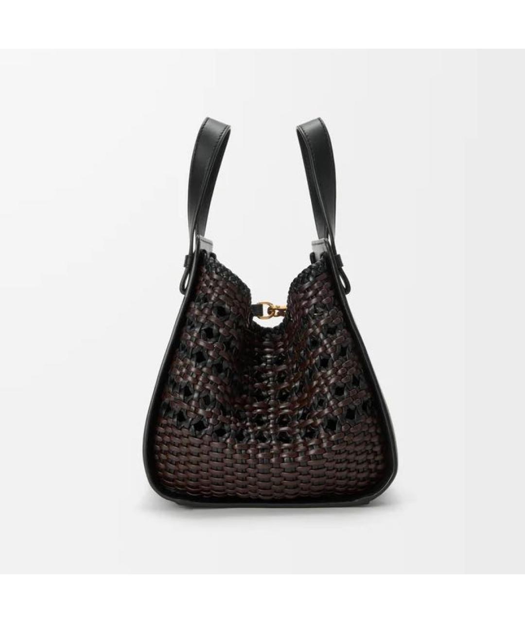 LOEWE Черная кожаная сумка через плечо, фото 5