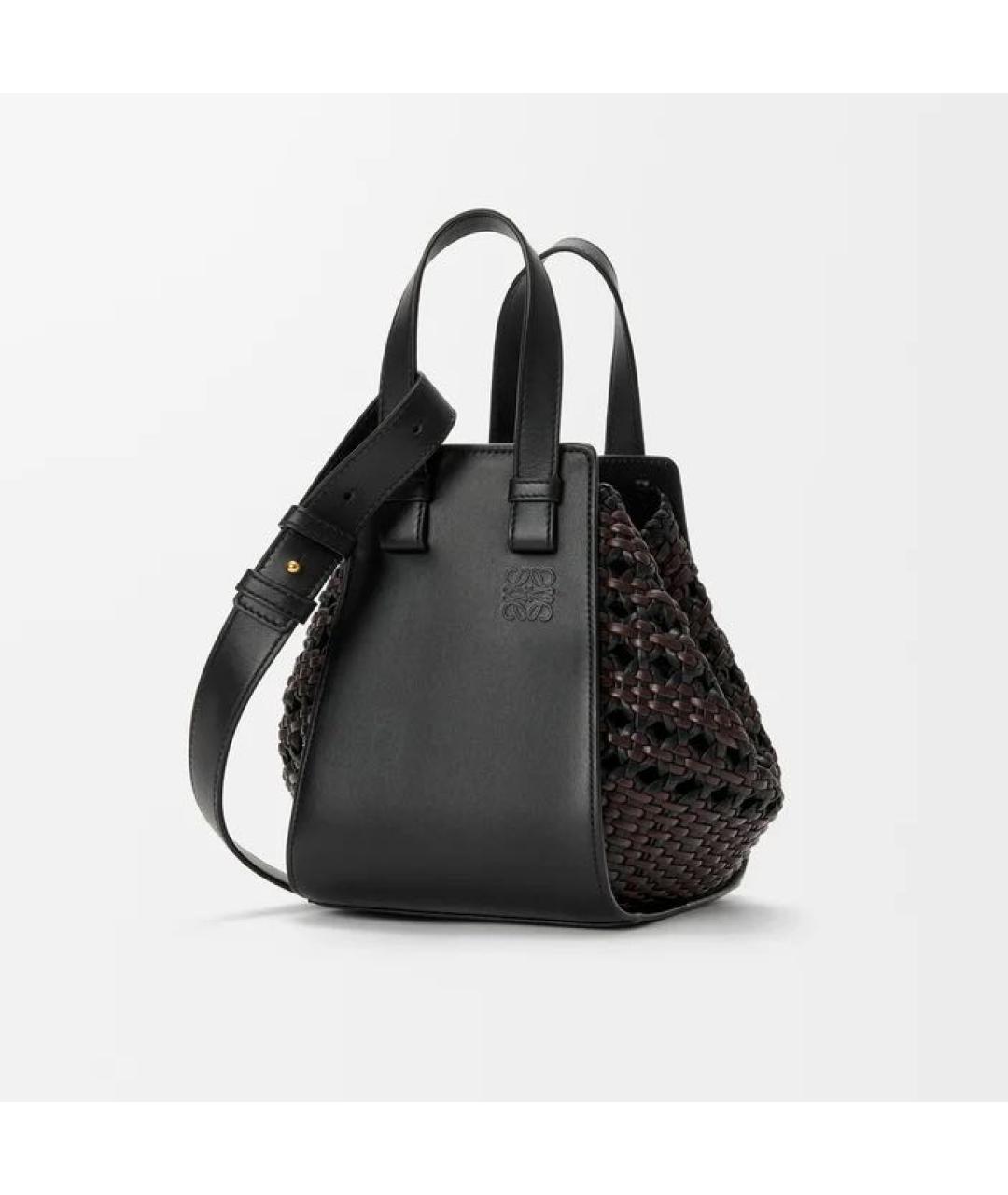 LOEWE Черная кожаная сумка через плечо, фото 6