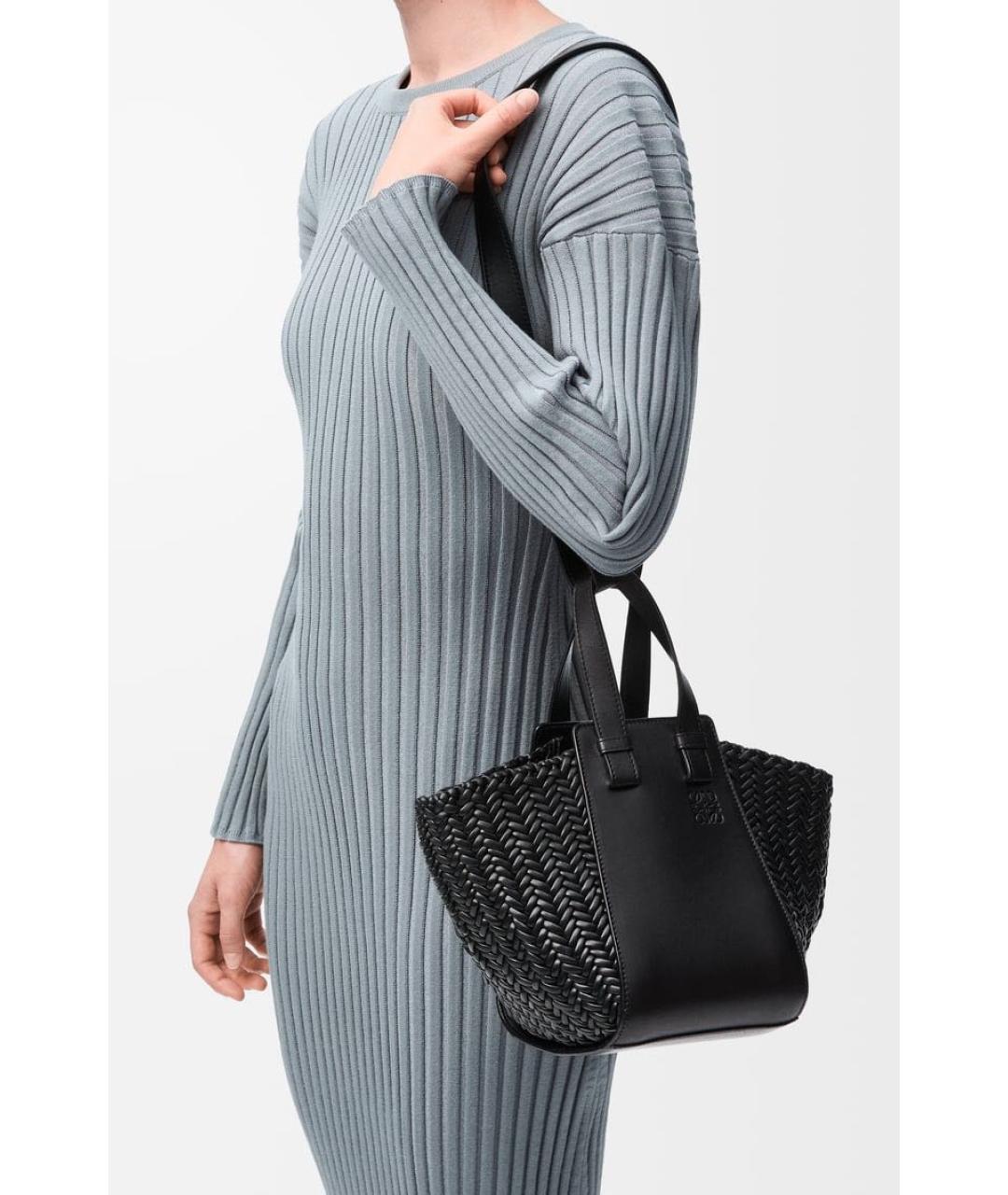 LOEWE Черная кожаная сумка через плечо, фото 2