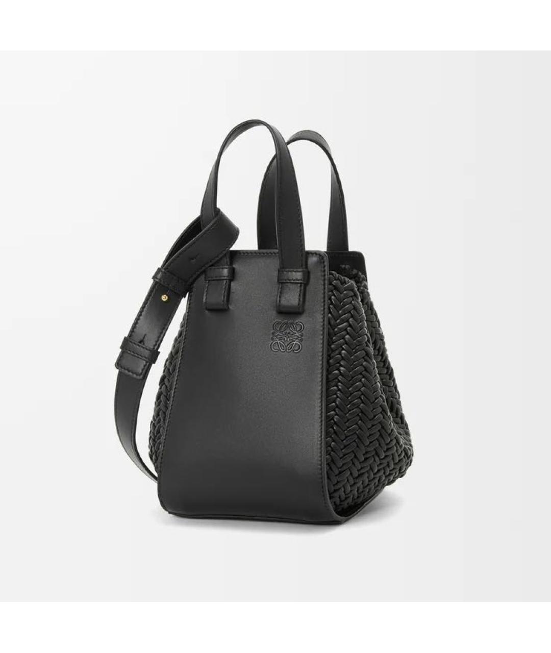 LOEWE Черная кожаная сумка через плечо, фото 6