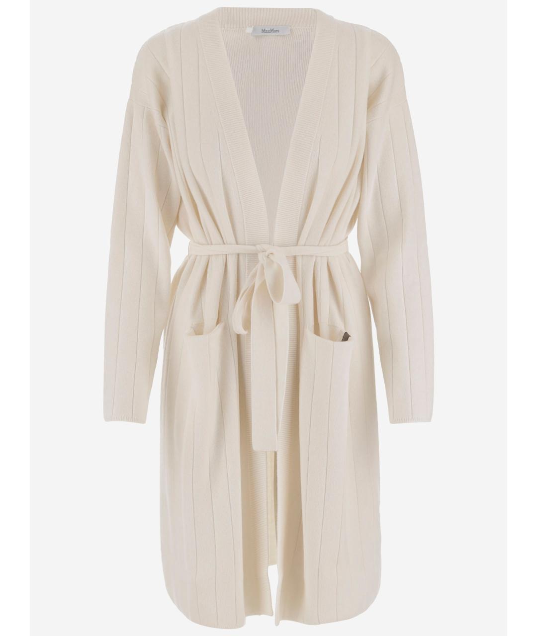 MAX MARA Бежевый кашемировый кардиган, фото 4