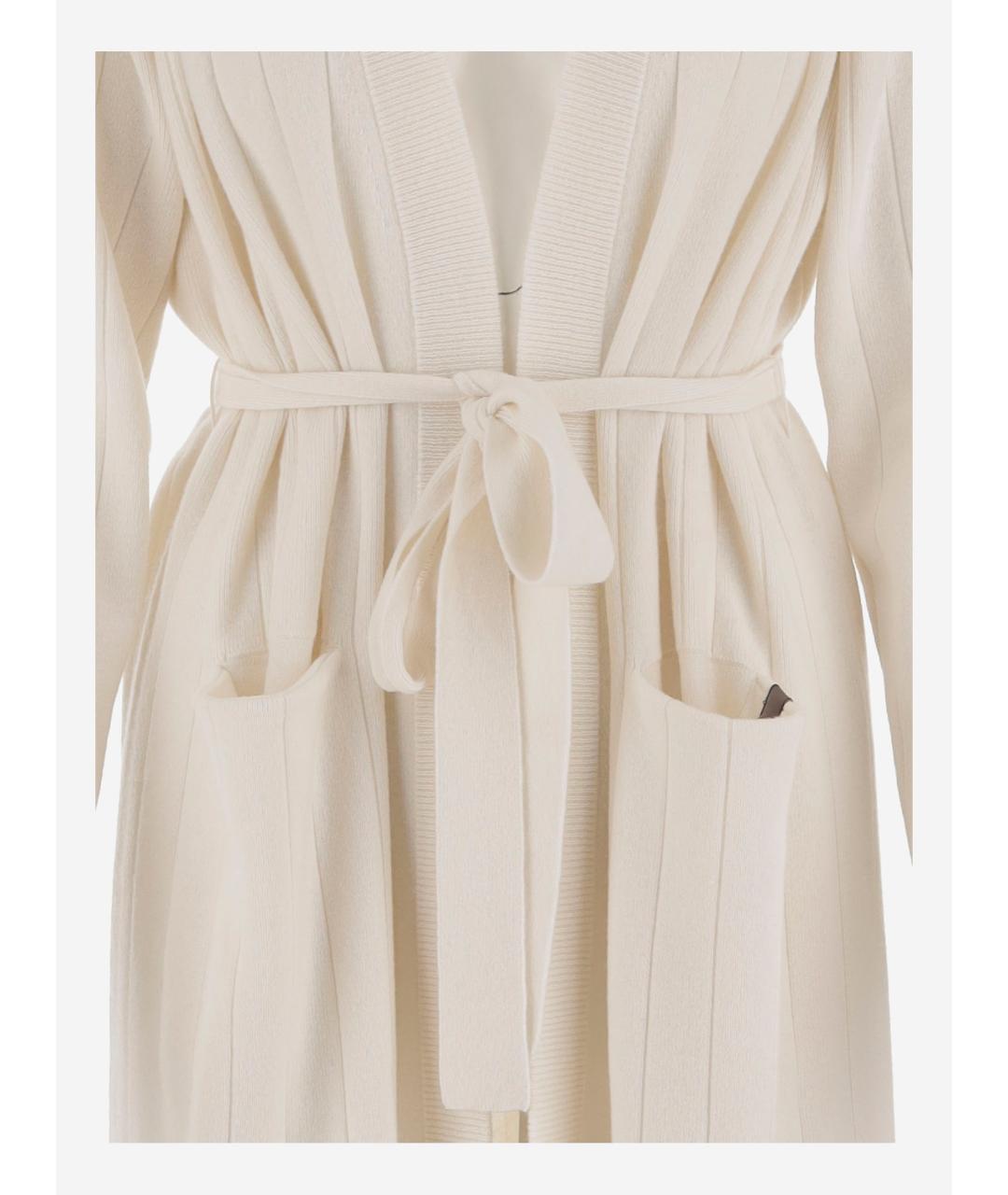 MAX MARA Бежевый кашемировый кардиган, фото 3