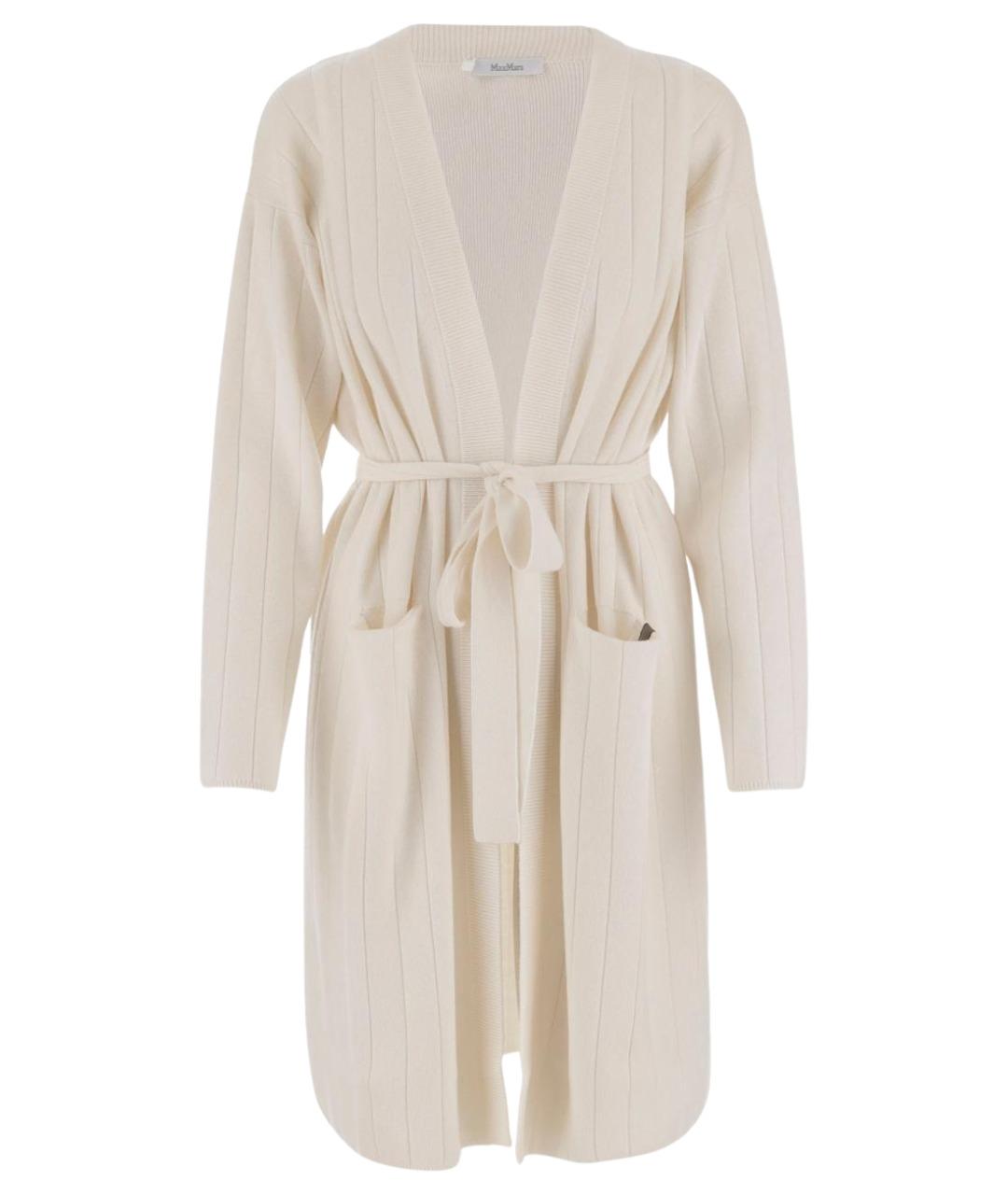 MAX MARA Бежевый кашемировый кардиган, фото 1