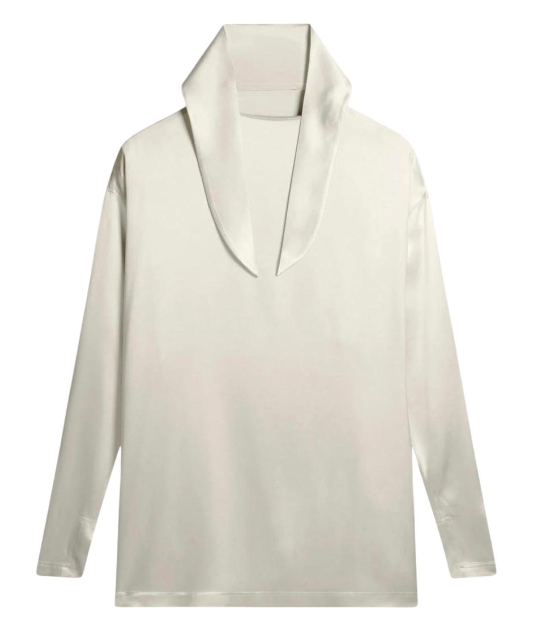 PHOEBE PHILO Бежевая шелковая блузы, фото 1