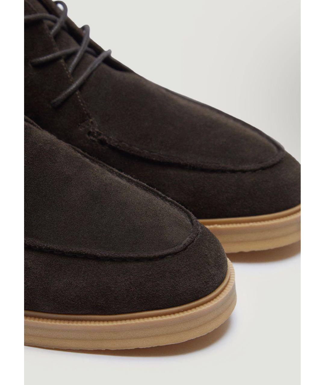 12 STOREEZ Коричневые замшевые ботинки, фото 4