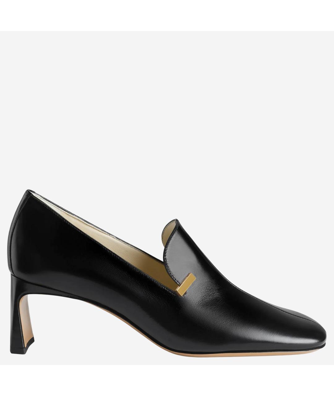 PHOEBE PHILO Черные кожаные туфли, фото 5