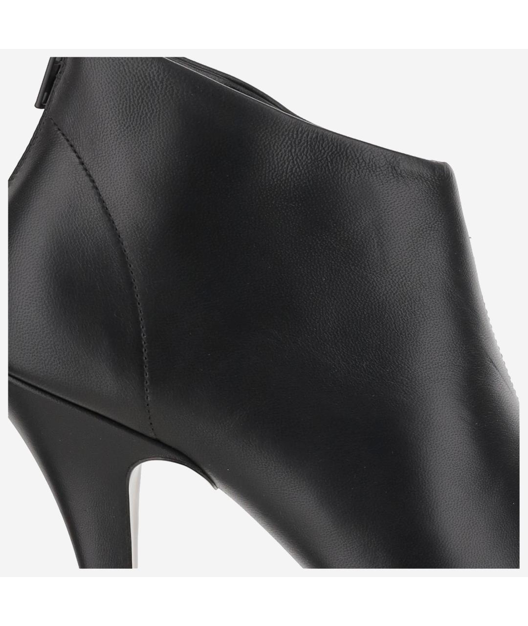 PHOEBE PHILO Черные кожаные ботильоны, фото 4