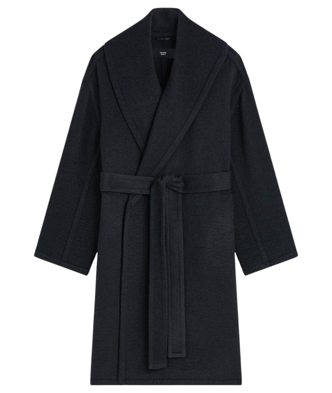 PHOEBE PHILO Черное кашемировое пальто, фото 1