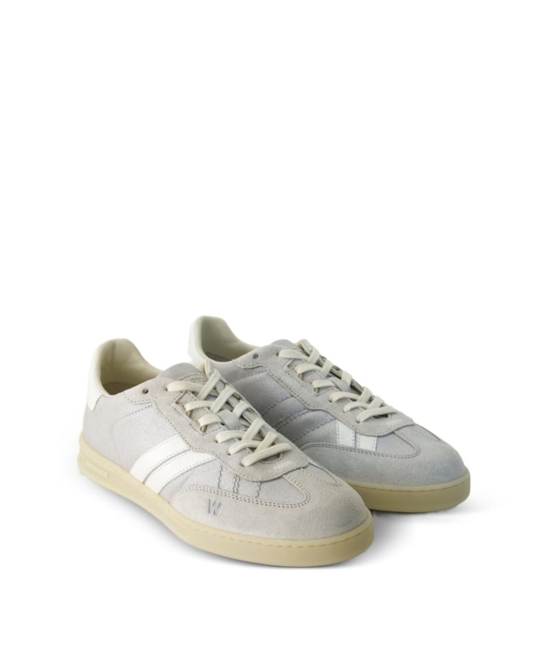 WOOLRICH Серые замшевые кеды, фото 5