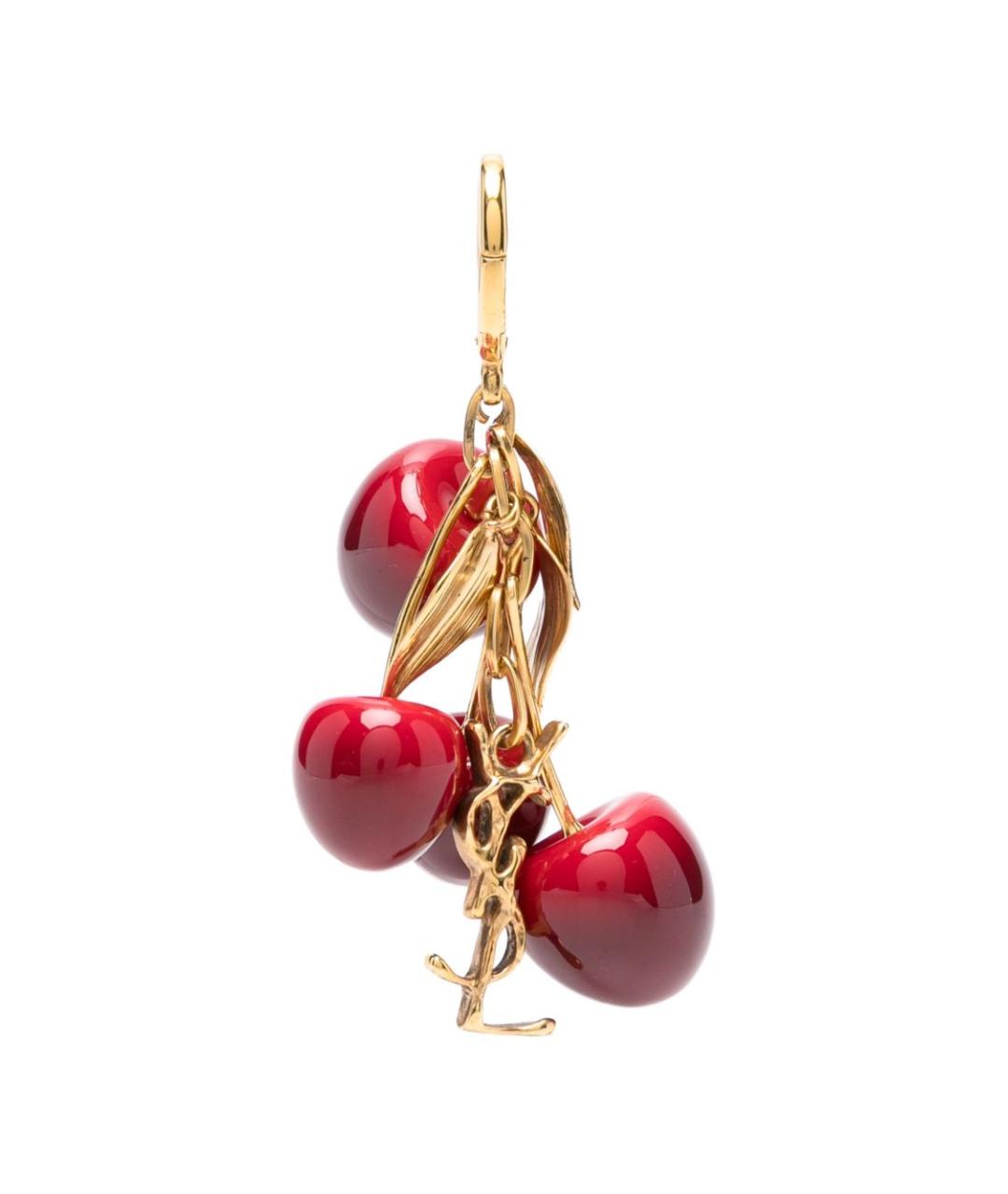 SAINT LAURENT Золотой брелок, фото 1