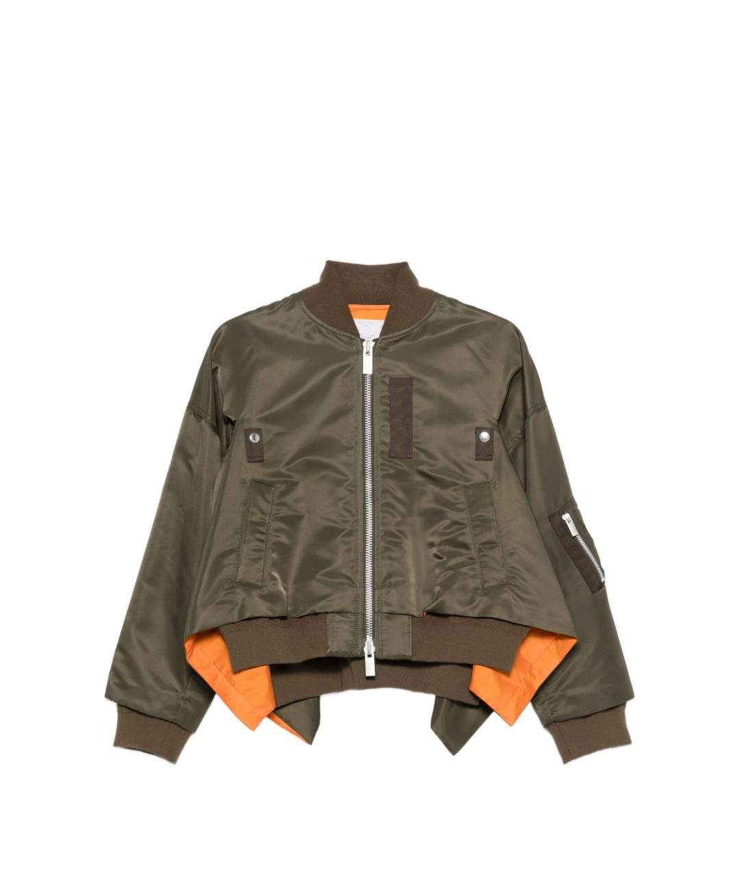 SACAI Хаки полиамидовая куртка, фото 1