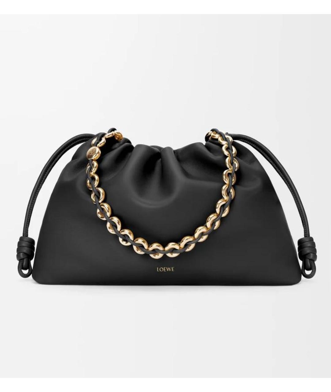 LOEWE Черная кожаная сумка через плечо, фото 6