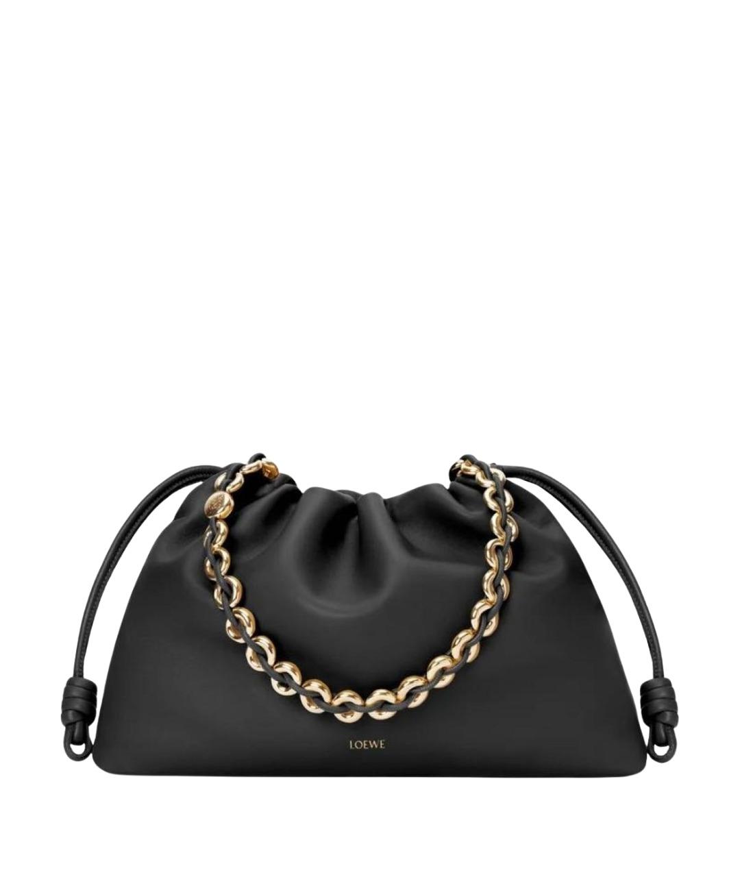 LOEWE Черная кожаная сумка через плечо, фото 1