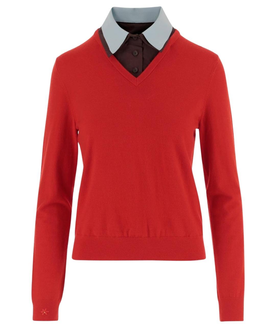 TORY BURCH Красный джемпер / свитер, фото 1