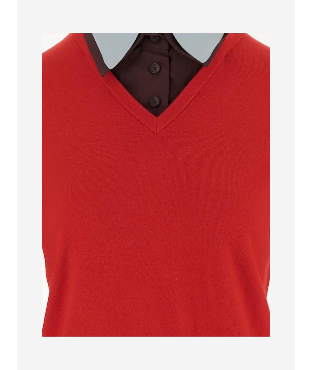 TORY BURCH Красный джемпер / свитер, фото 3