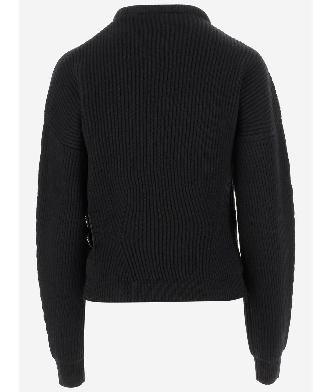 BLUMARINE Черный шерстяной джемпер / свитер, фото 2