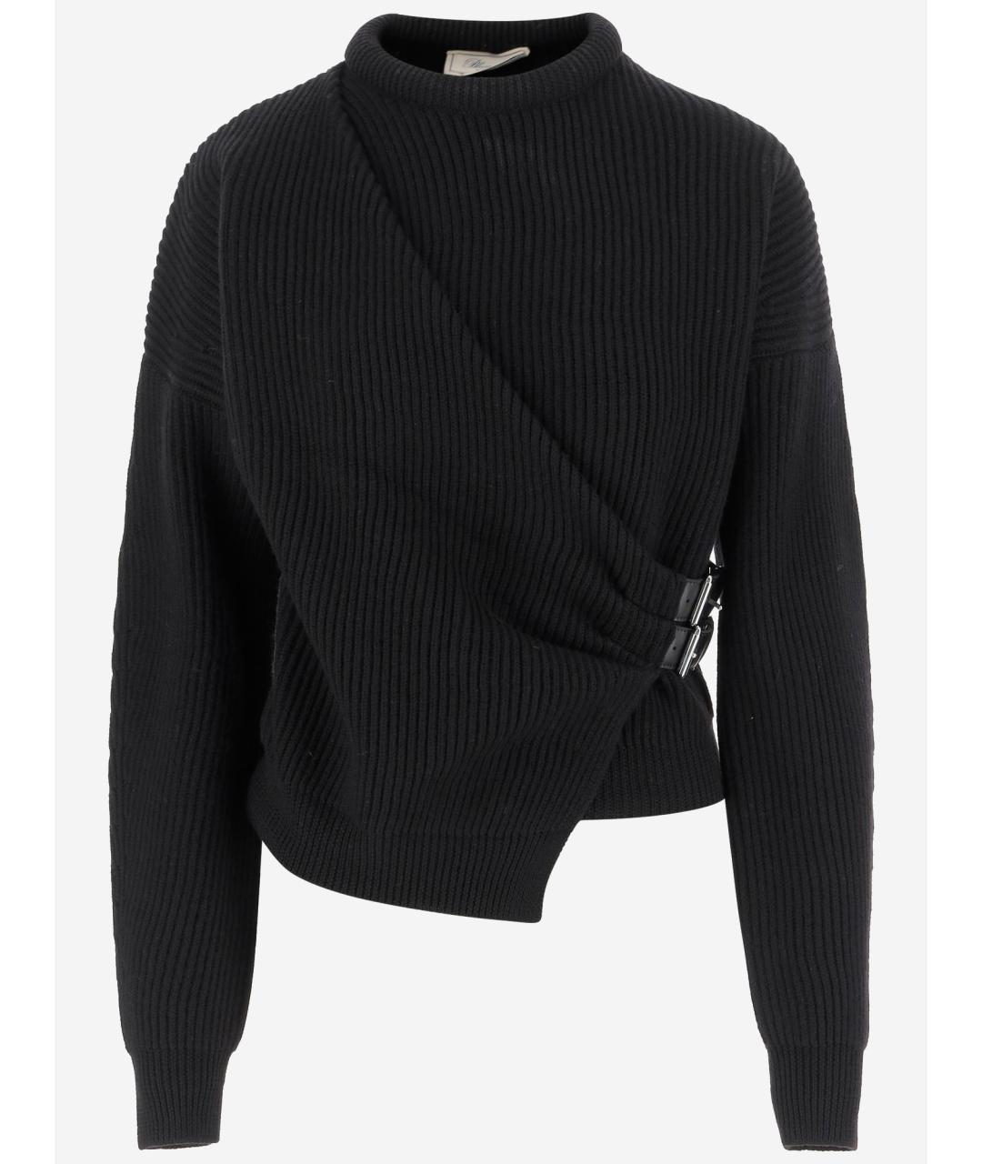 BLUMARINE Черный шерстяной джемпер / свитер, фото 4