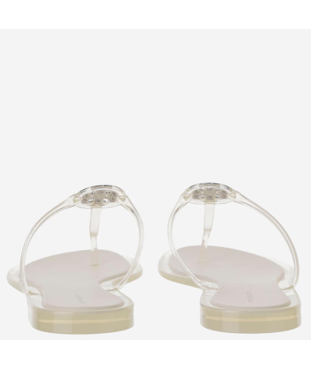 TORY BURCH Серые резиновые шлепанцы, фото 3