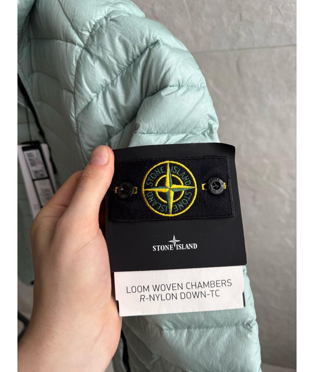 STONE ISLAND Бирюзовая куртка, фото 4