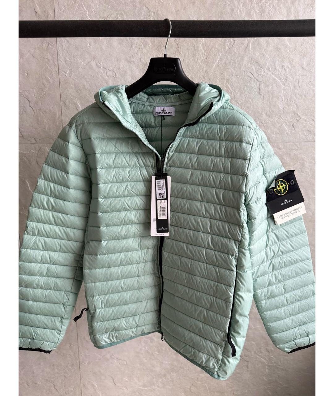 STONE ISLAND Бирюзовая куртка, фото 2