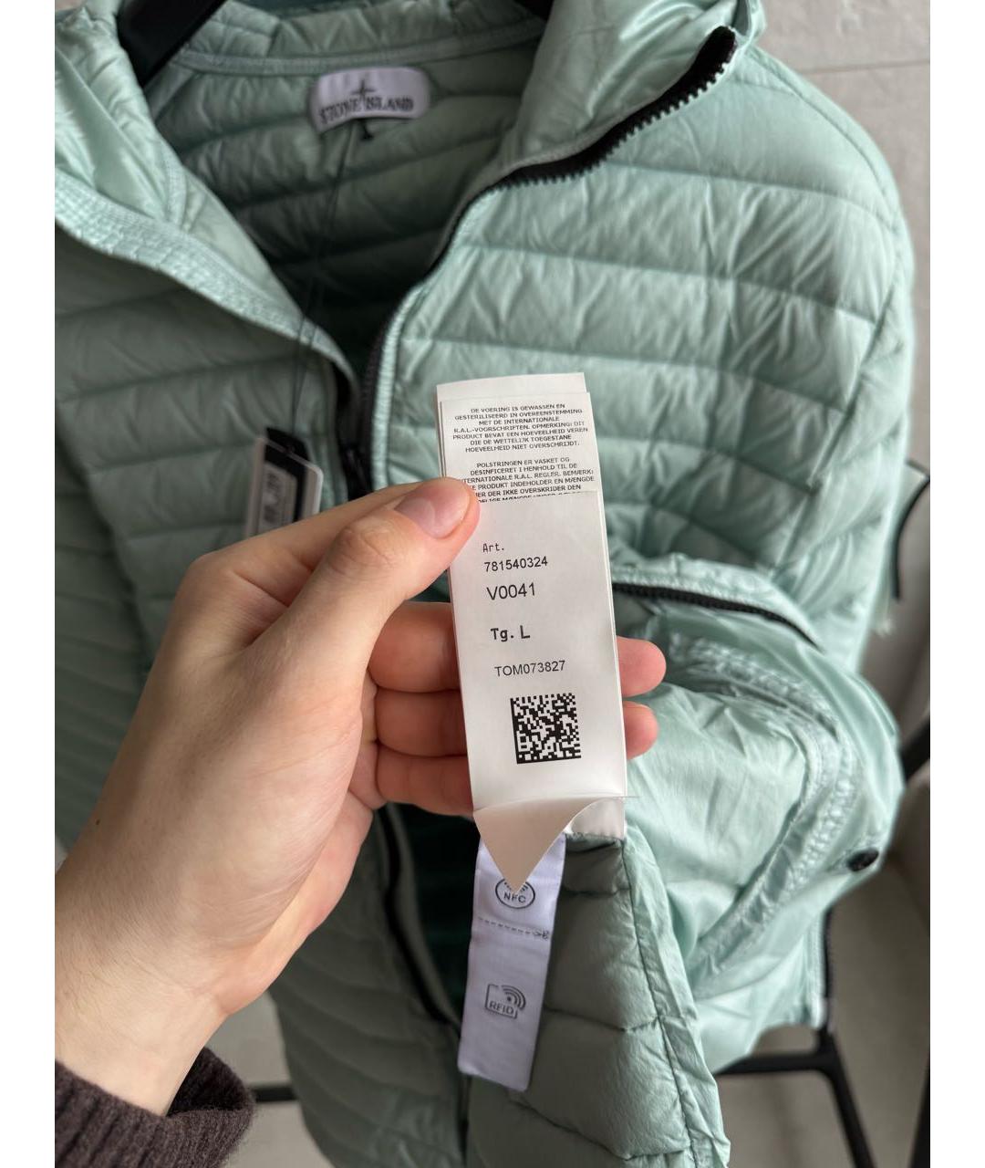 STONE ISLAND Бирюзовая куртка, фото 7